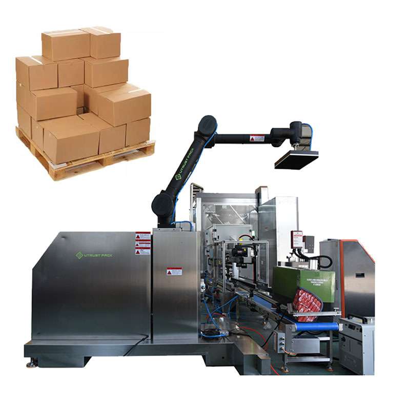 Paletizador de robot paletizador de cajas de suministro de fábrica para apilador de bolsas de alto nivel de cajas de cartón