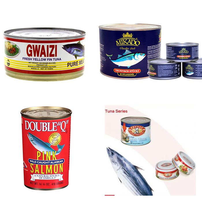 Tin Can Fish Tuna/Sardine Seafood Packaging Production Line 