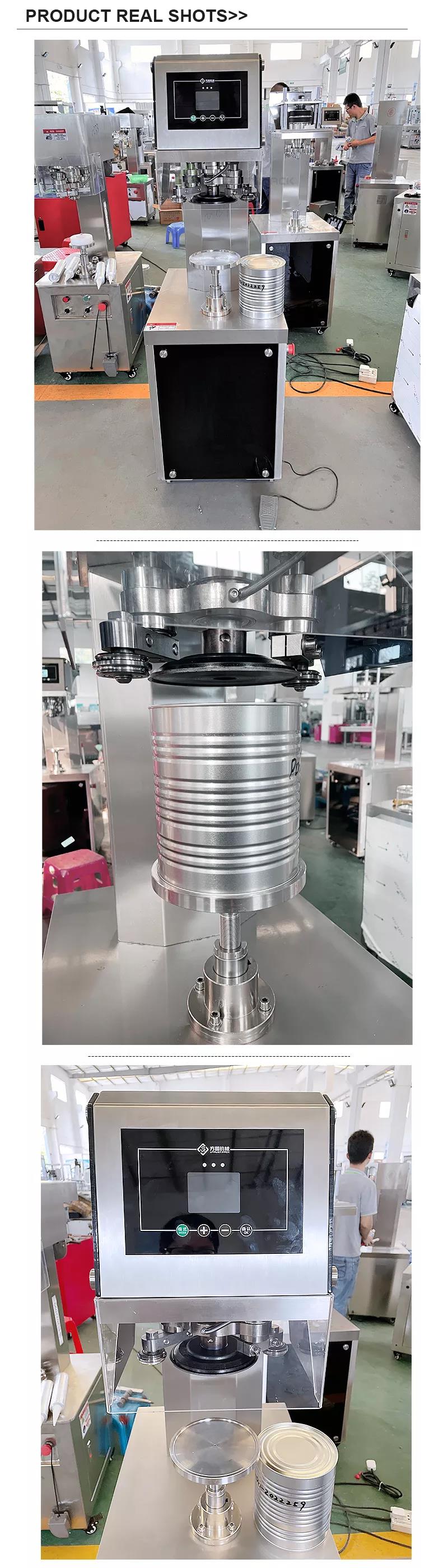 Semi Automatic Round Tin Can Sealer Sealing Machine