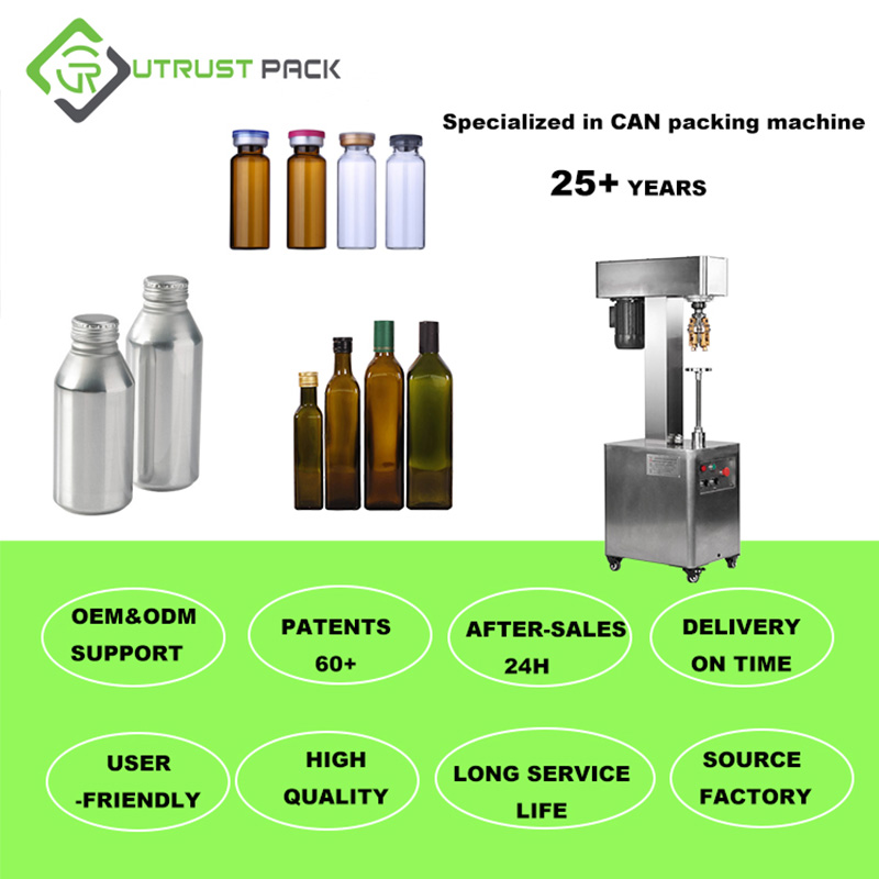 750ml Semi Automatic Bottle Capping Machine for Wine Glass Bottles