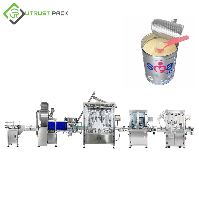 Milk Powder Filling and Can Packaging Line