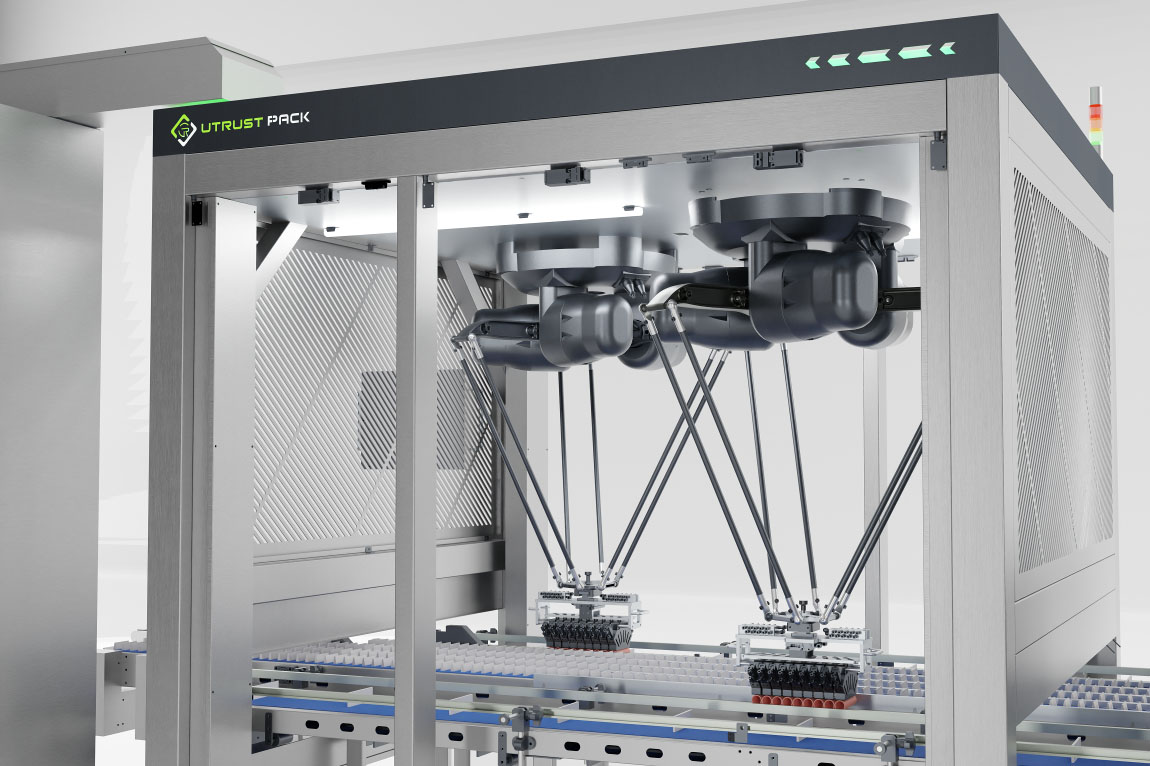 Precio atractivo Araña automática Robot Delta de 3 ejes Fábrica de fabricación de rollos de tocino y carne