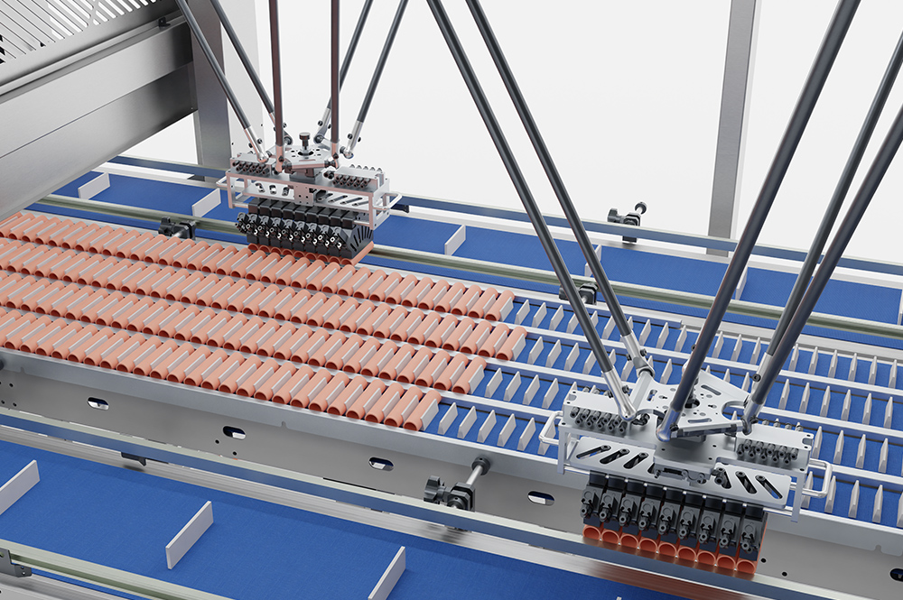 Precio de fábrica Brazo robótico eléctrico Brazo de transferencia de robot de 3 ejes Línea de producción de clasificación de robot Delta