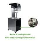 Máquina industrial semiautomática para enlatar latas de aluminio, refrescos de cola, latas de sopa de tomate y alimentos