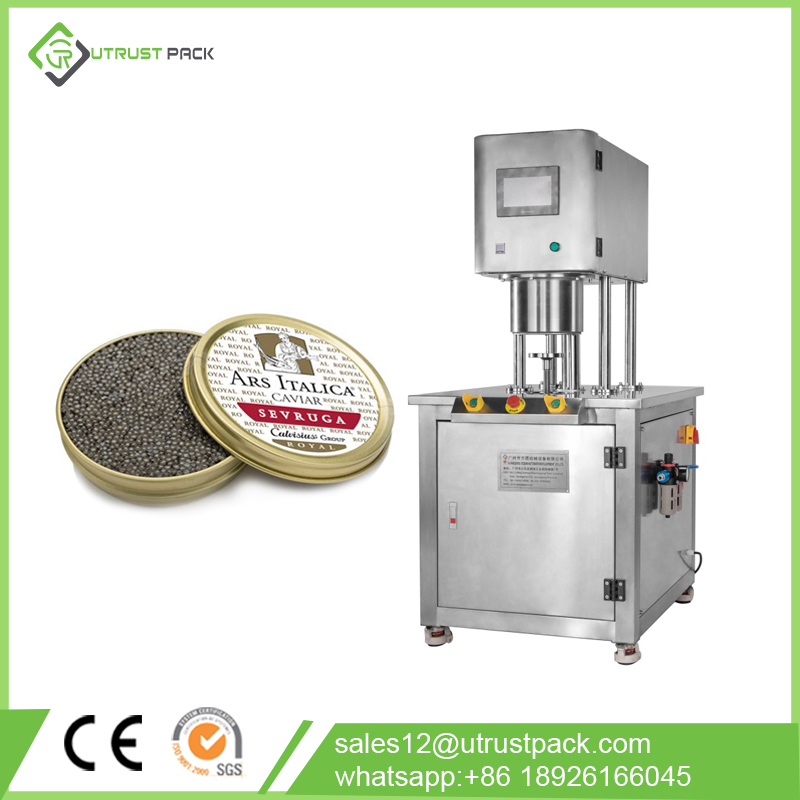 canned caviar scallop flushing nitrogen sealing machine